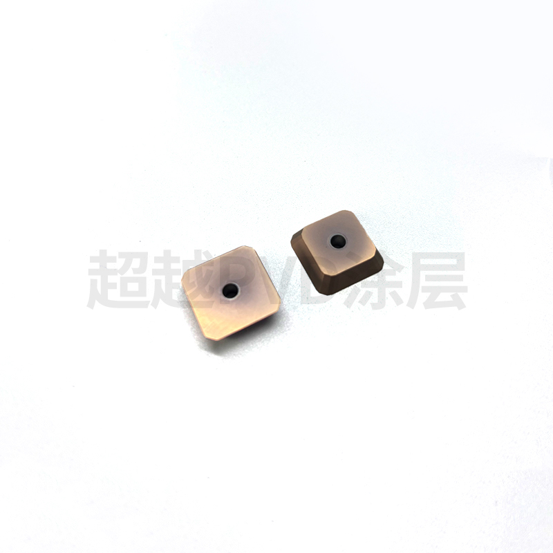 铣刀片镀古铜涂层 东莞超越DLC涂层 东莞超越PVD涂层